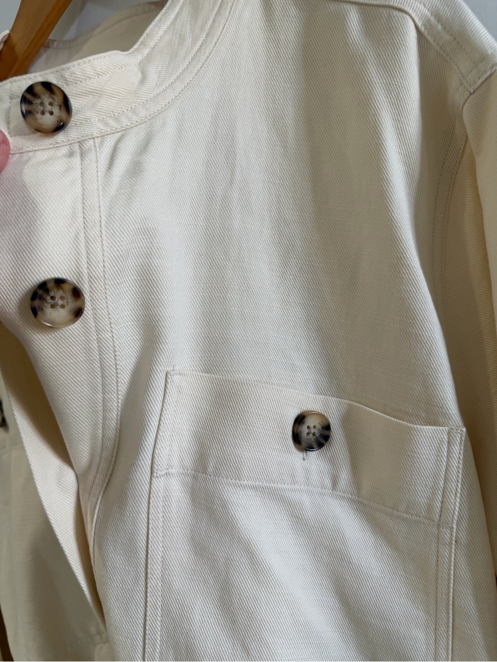 Rails Cream Utility Jacket with Drawstring Hem - Picture 10 of 10